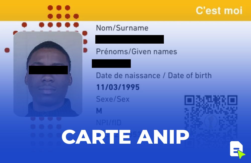 Carte ANIP en ligne au Bénin