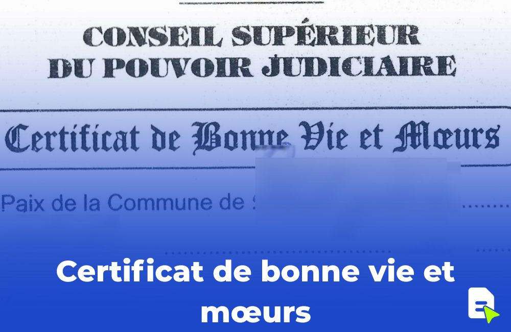 Certificat de bonne vie et mœurs en ligne au Bénin