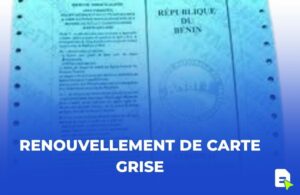 Renouvellement de carte grise